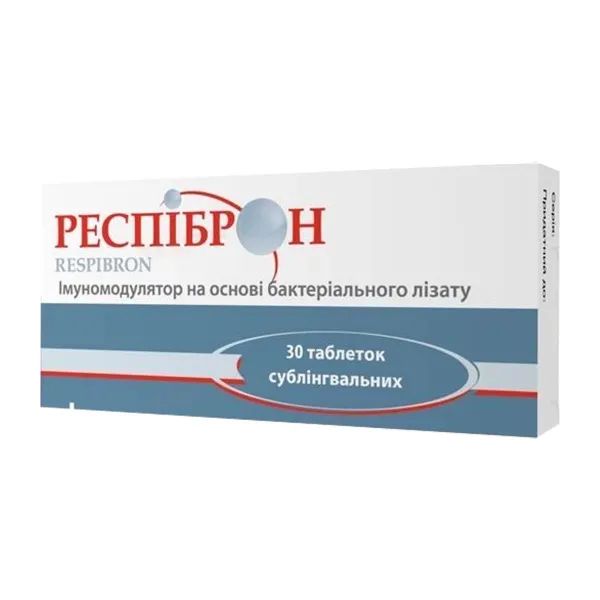 %Респіброн таблетки сублінгвальні №30