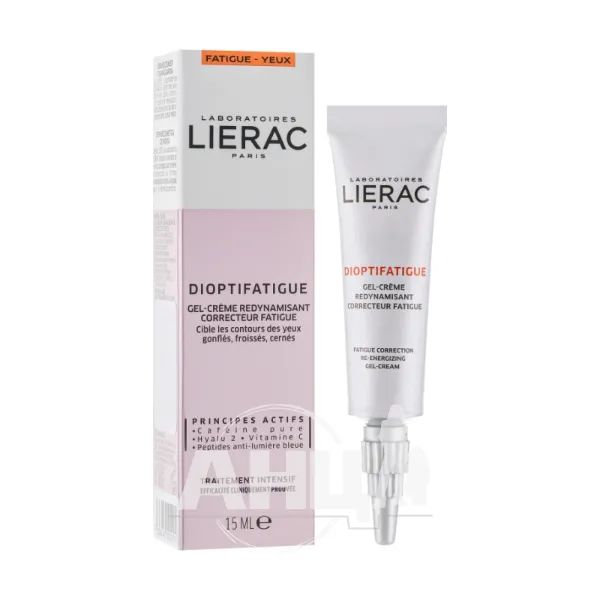 %Гель-крем навколо очей Lierac Dioptifatigue для корекції слідів втоми 15 мл