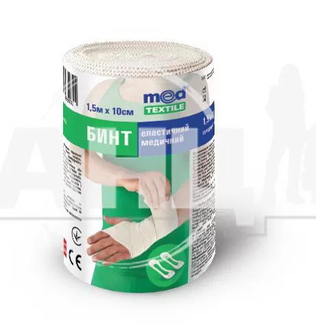 %Бинт еластичний медичний Medtextile середньої розтяжності 1,5 м х 10 см
