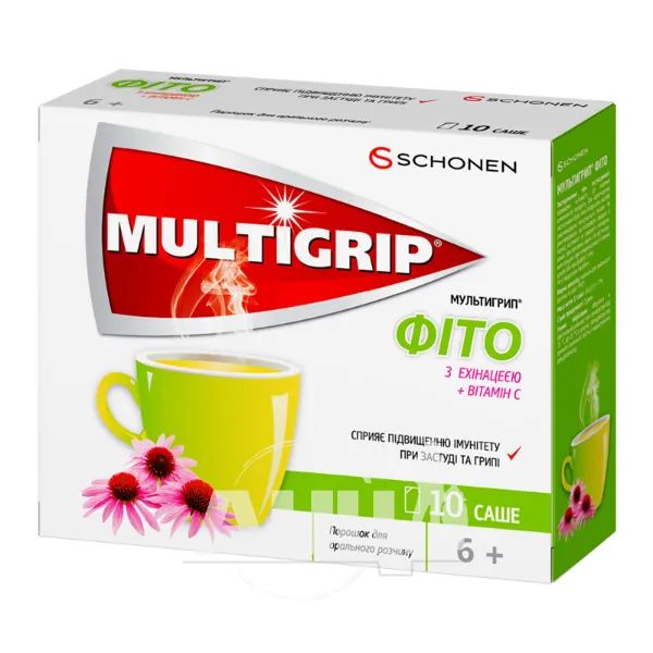 %Мультигрип Фіто ехінацея саше №10