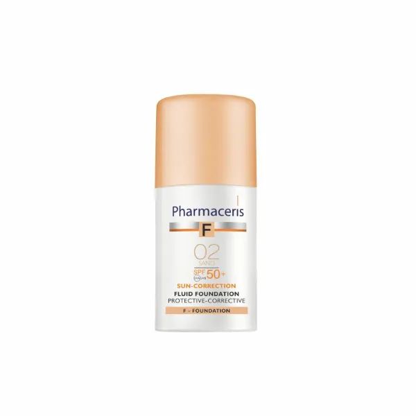 %Захисний корегуючий тональний крем Pharmaceris F SPF50 + пісок 30 мл