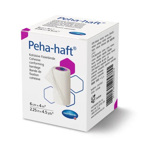 %Бинт когезивный фиксирующий Peha-haft 6 см х 4 м №1