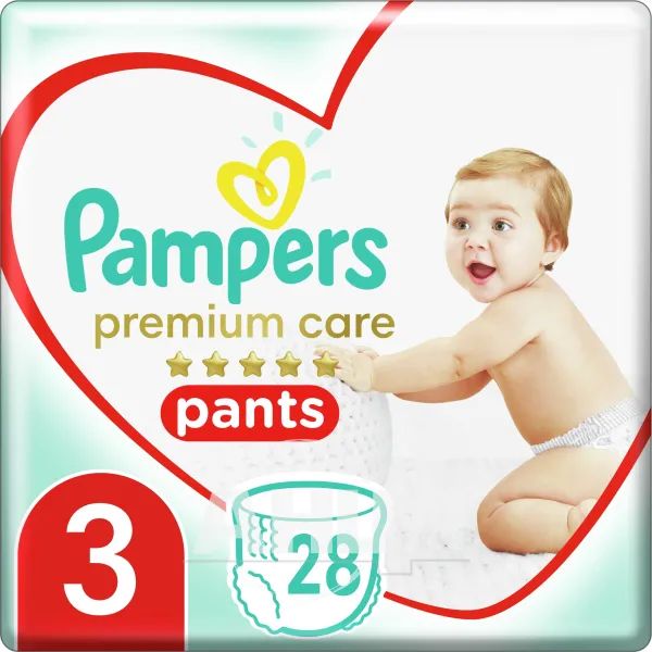 %Підгузки-трусики Pampers Premium Care Pants 3 6-11 №28