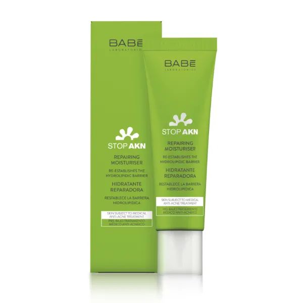 %Крем Babe Laboratorios Stop AKN відновлюючий 50 мл
