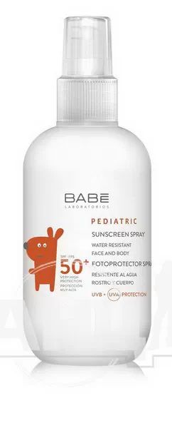 %Детский солнцезащитный спрей Babe Laboratorios SPF 50+ 200 мл