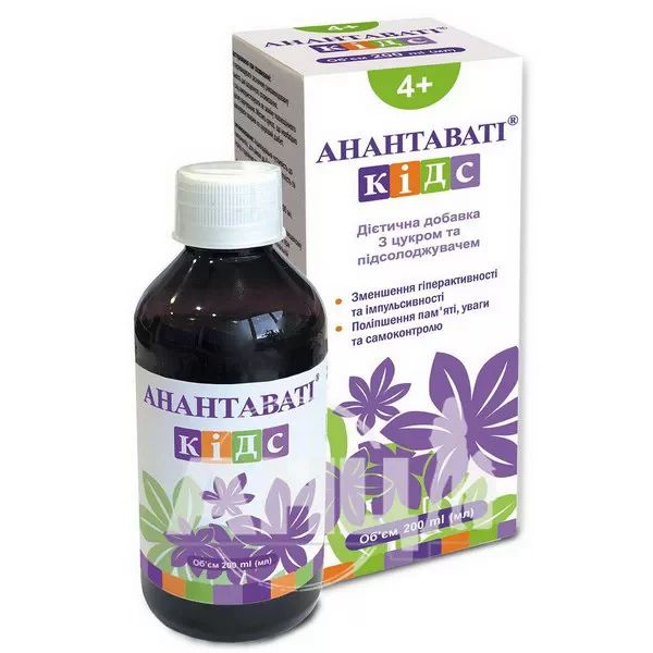 Анантаваті кідс сироп 200 мл