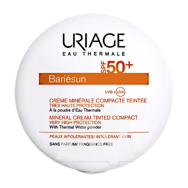 %Крем-пудра Uriage Bariesun солнцезащитная SPF50 тон светлый 10 г