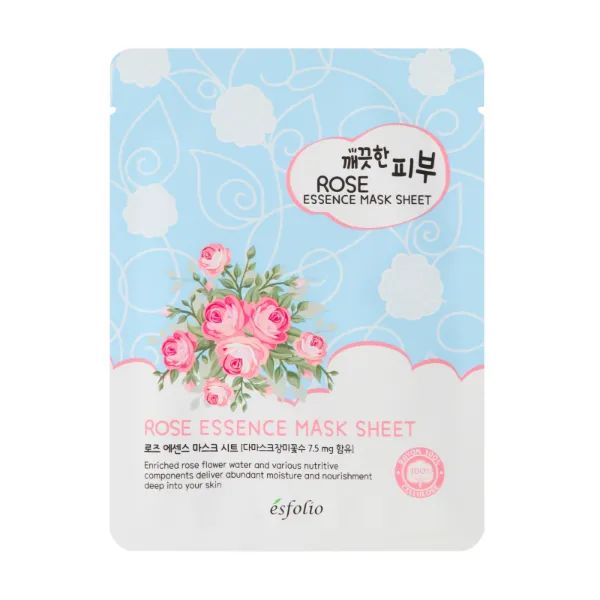 %Тканинна маска Esfolio Pure Skin з трояндою 25 мл