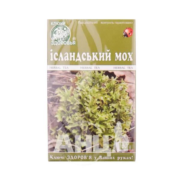 %Фиточай Ключи Здоровья исландский мох 30 г