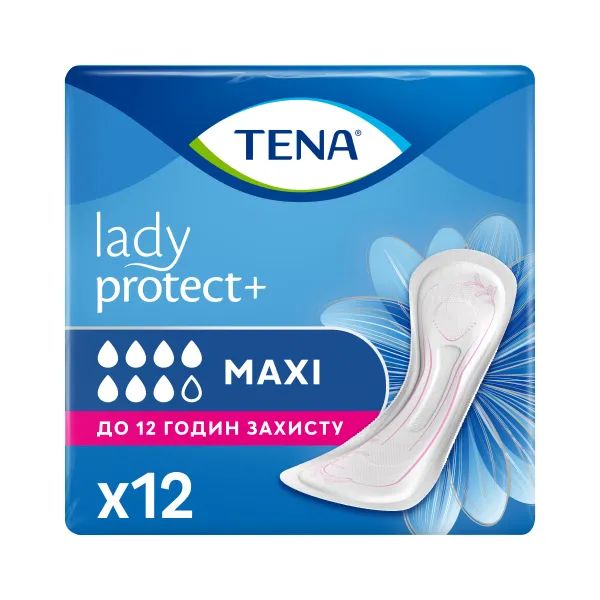 %Прокладки урологічні для жінок Tena Lady maxi №12