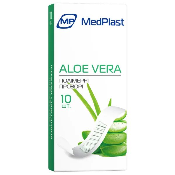 %Набір пластирів МР MedPlast першої медичної допомоги aloe vera №10