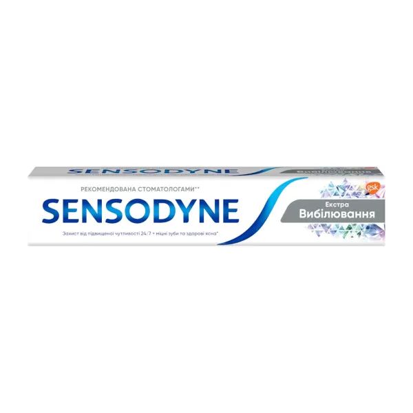 %Зубна паста Sensodyne екстра вибілювання 75 мл