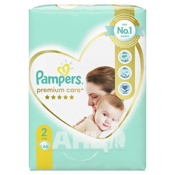 %Подгузники детские Pampers Premium Care Mini 2 №68