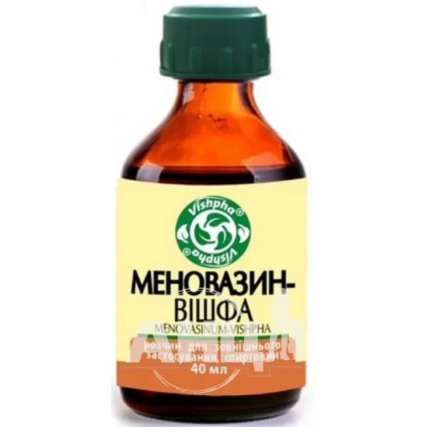 %Меновазин розчин нашкірний флакон 40 мл