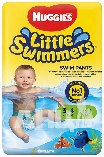 Подгузники для плавания Huggies Little Swimmers (7-15 кг) №12