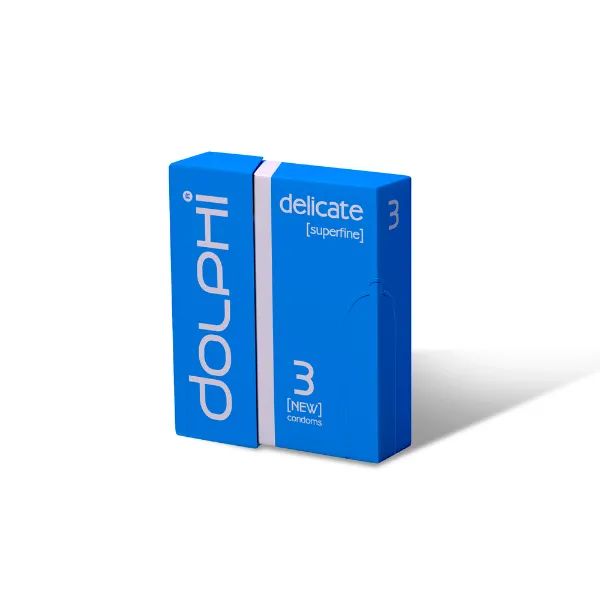 %Презервативи Dolphi lux delicate №3