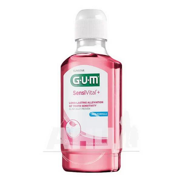 %Ополаскиватель для полости рта GUM Sensivital+ 300 мл