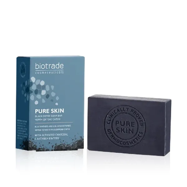 %Мыло-детокс Biotrade Pure Skin для кожи лица и тела 100 г