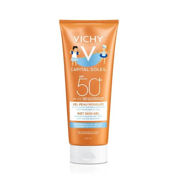 %Сонцезахисний гель Vichy Capital Soleil для дітей SPF 50+ 200 мл