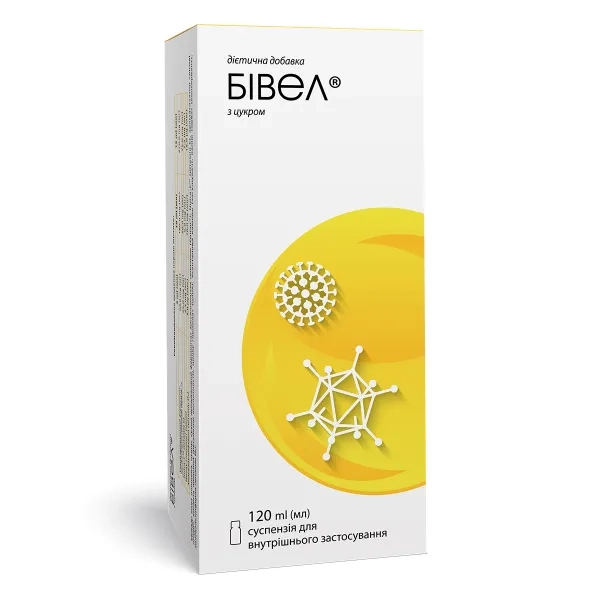 %Бивел с сахаром суспензия для внутреннего применения флакон 120 мл