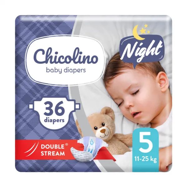 %Подгузники детские Chicolino 5 (11-25 кг) ночные №36