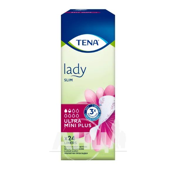 %Прокладки урологічні Tena Lady Slim Ultra Mini Plus №24