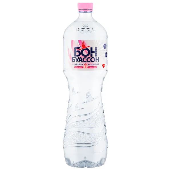 %Вода мінеральна Бон Буассон негазована 1,5 л