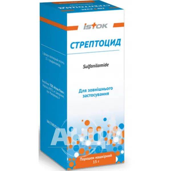 %Cтрептоцид порошок накожный 15 г