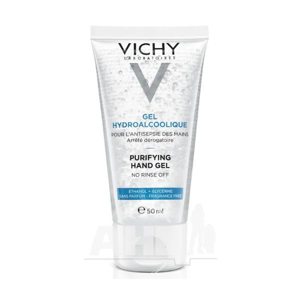 %Гель для очищения кожи рук Vichy не требующий смывания 50 мл