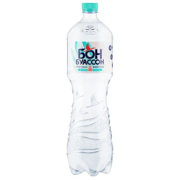 %Вода мінеральна Бон Буассон слабогазована 1,5л