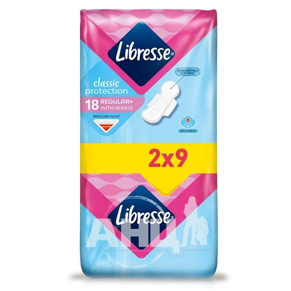 %Гигиенические прокладки Libresse Classic Regular Soft №18