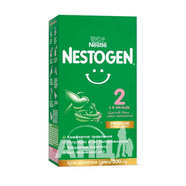 %Суха молочна суміш Nestle Nestogen 2 300 г