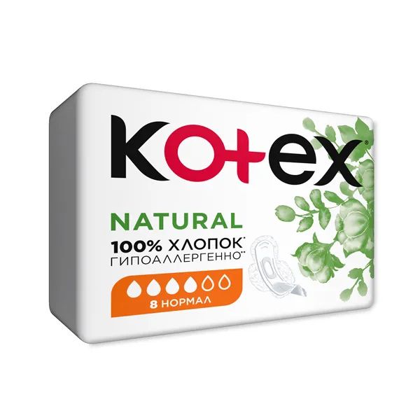 %Прокладки Kotex Natural Normal №8