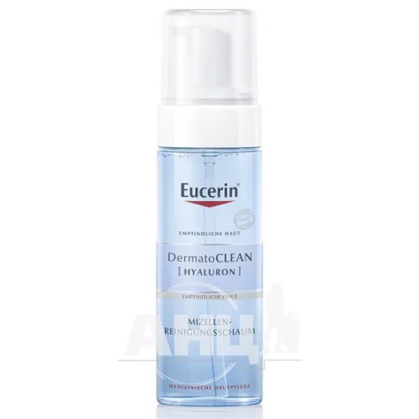 Міцелярна пінка Eucerin DermatoClean для чутливої шкіри 150 мл