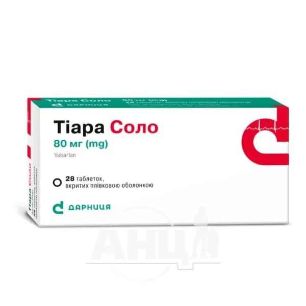 %Тіара соло таблетки 80мг №28