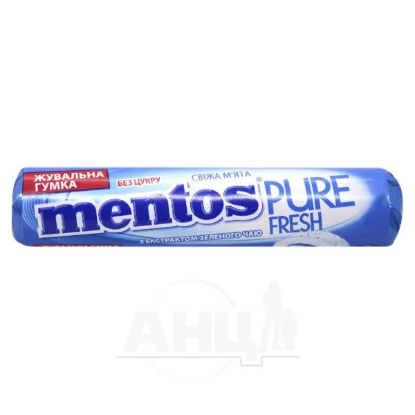 %Жевательная резинка Mentos Pure Fresh со вкусом свежей мяты 15,75 г