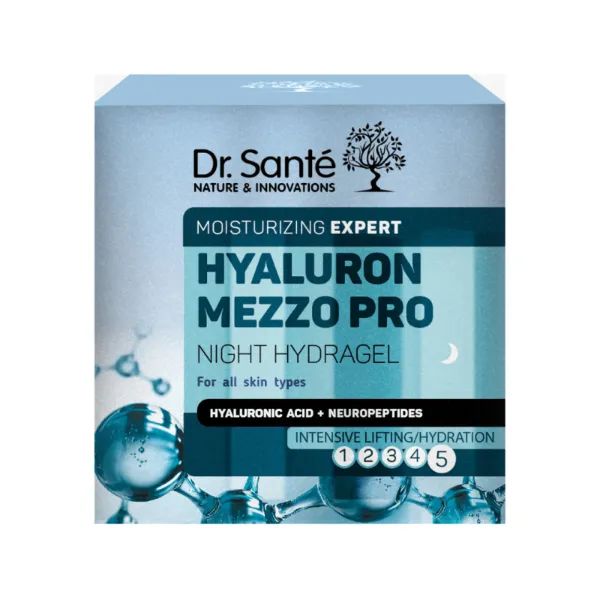%Гидрогель для лица ночной Dr.Sante Hyaluron Mezzo Pro 50 мл