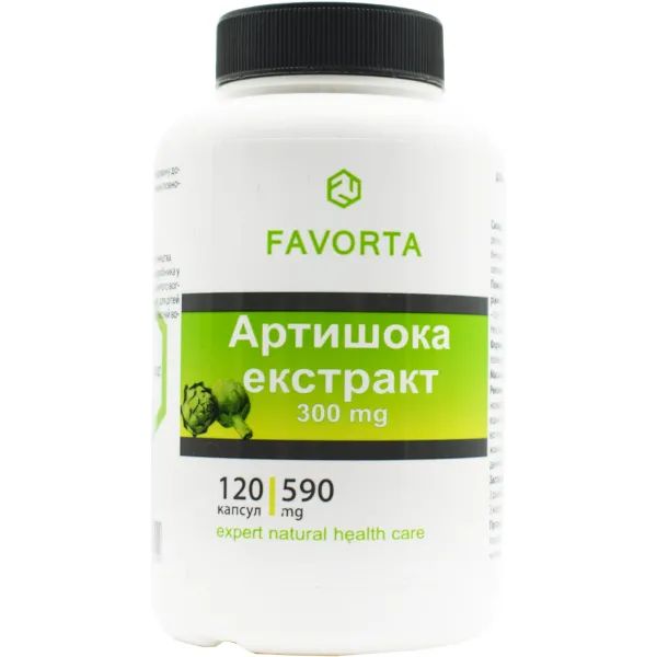 %Артишоку екстракт Favorta капсули №120