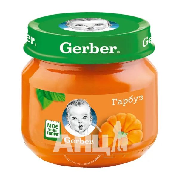 %Пюре овочеве Gerber гарбуз 80 г