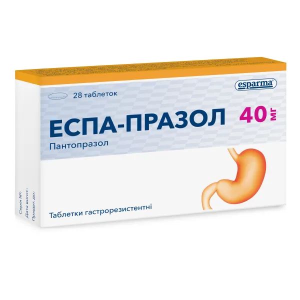 %Эспа-празол таблетки 40мг №28