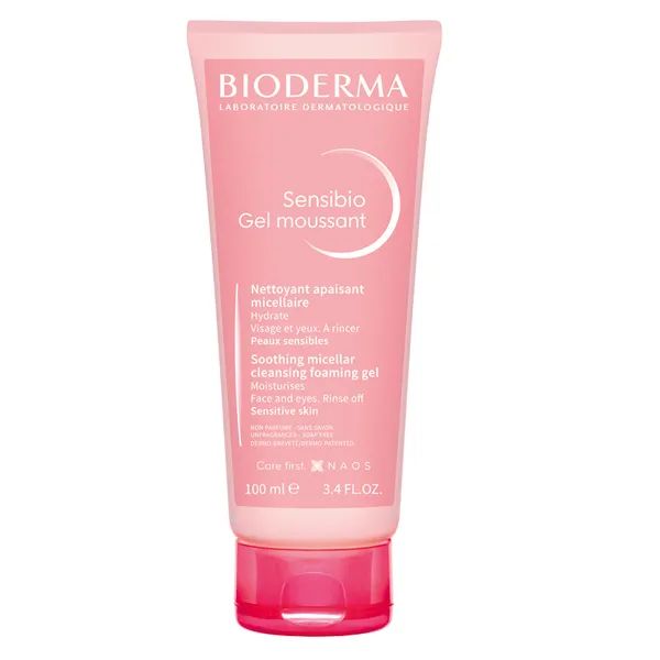 %Гель очищающий Bioderma Sensibio 100 мл