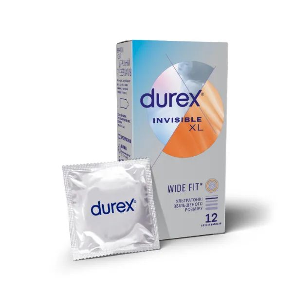 Презервативы Durex Invisible XL №12