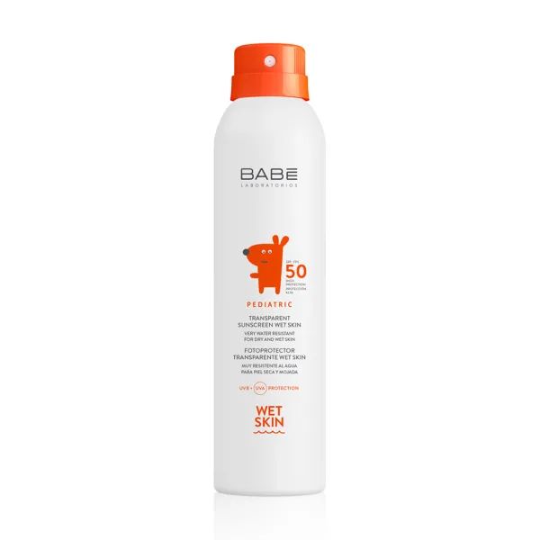%Солнцезащитный спрей Babe детский SPF50+ матирующий 200 мл