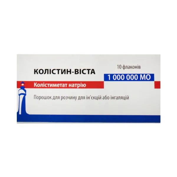 %Колистин-Виста порошок 1000000 МЕ №10