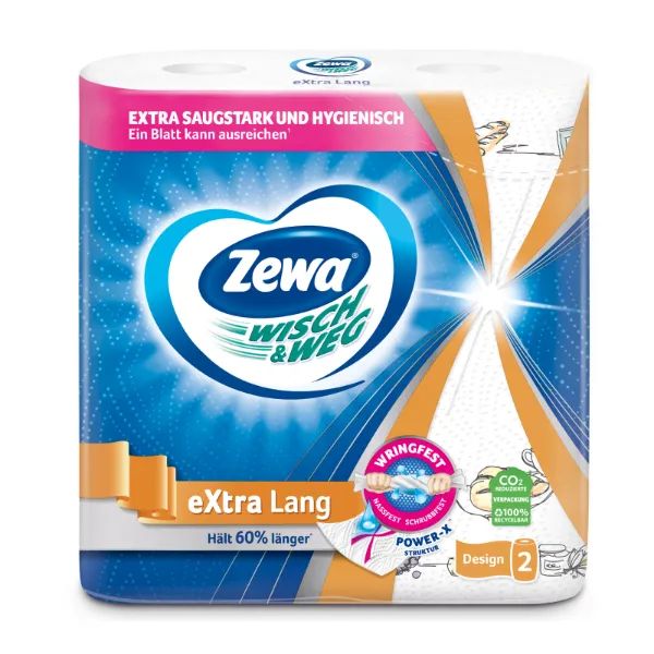 %Рушники паперові Zewa Wisch Weg з малюнком №2