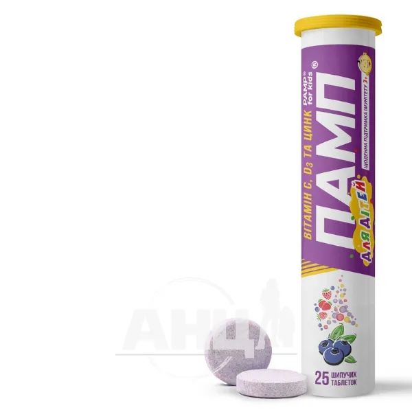 %ПАМП Д/ДЕТЕЙ ТАБЛ.ШИП. №25 Фармак (Украина, Киев)*