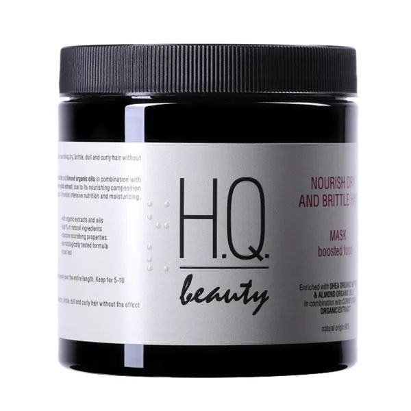 %АШ КЬЮ БЬЮТИ HQ BEAUTY НУРИШ МАСКА Д/СУХ.ЛОМКИХ ВОЛОС 500МЛ 2409
