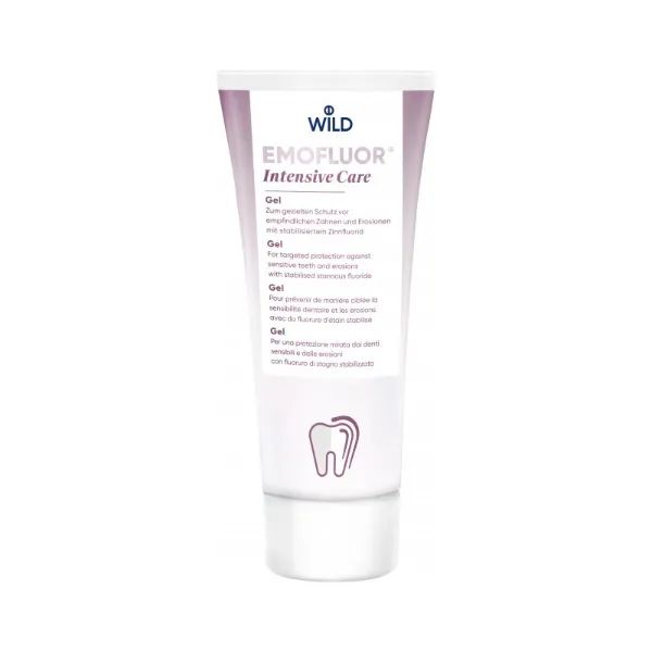 %Гель Dr. Wild Emofluor Intensive Care со стабилизированным фторидом олова 75 мл