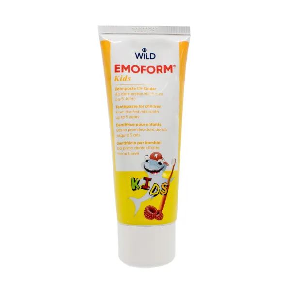 %Зубна паста Dr. Wild Emoform Kids із фторидом 75 г