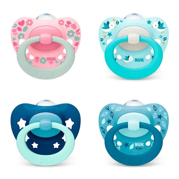 %Пустушка Nuk Signature 10736657/4 силіконова р 2